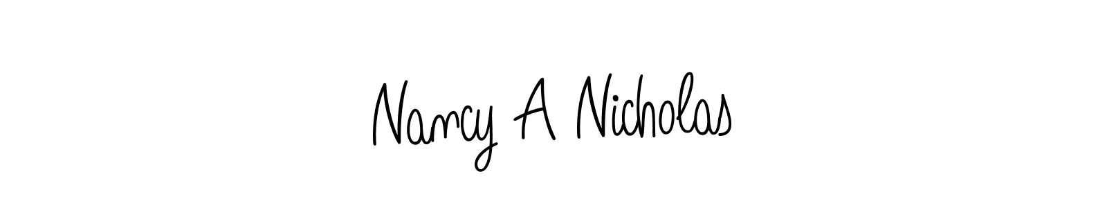 Here are the top 10 professional signature styles for the name Nancy A Nicholas. These are the best autograph styles you can use for your name. Nancy A Nicholas signature style 5 images and pictures png